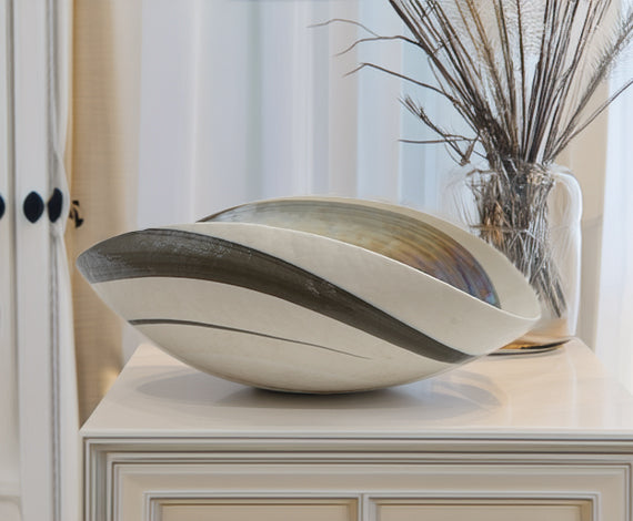 YALOS MURANO- Steel large folded bowl