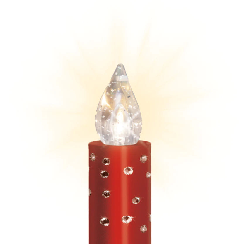 Kerzenkopf SuperLight Crystal Mini Rot