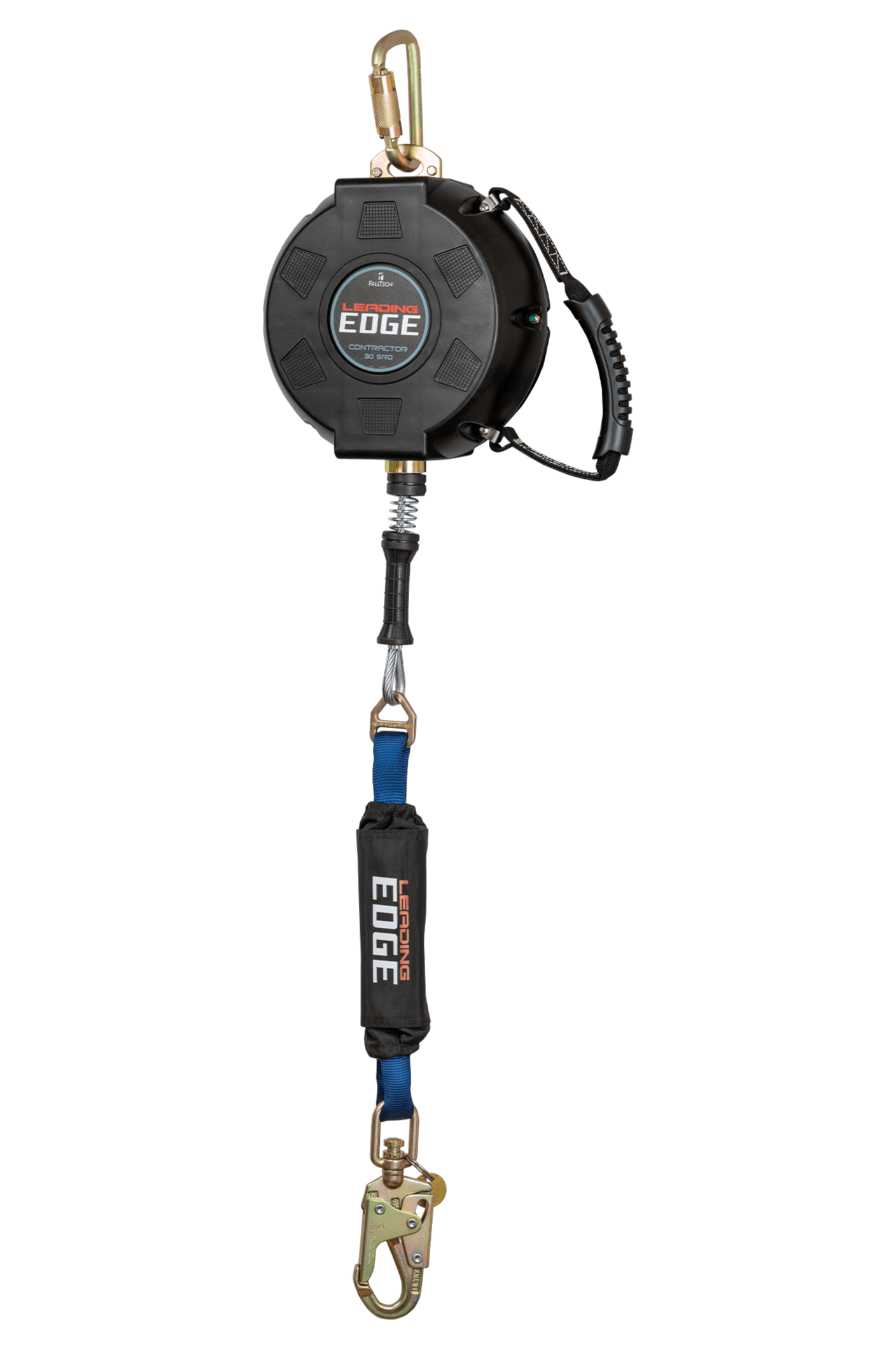 FALLTECH Contractor Leading Edge Class 2 SRL w/ 30' Galvanized Steel Cable & Anchorage Carabiner