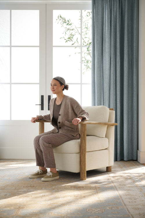 images of woman getting up from a chair