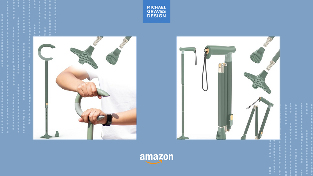Michael Graves Design C-Grip and Quick Fold Canes On Amazon