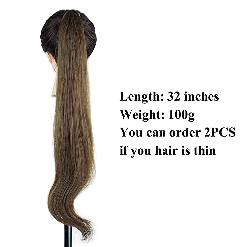 IMISSU Hair Extension Pony Tail Flexible Hair Ponytails Hairpieces (So ...