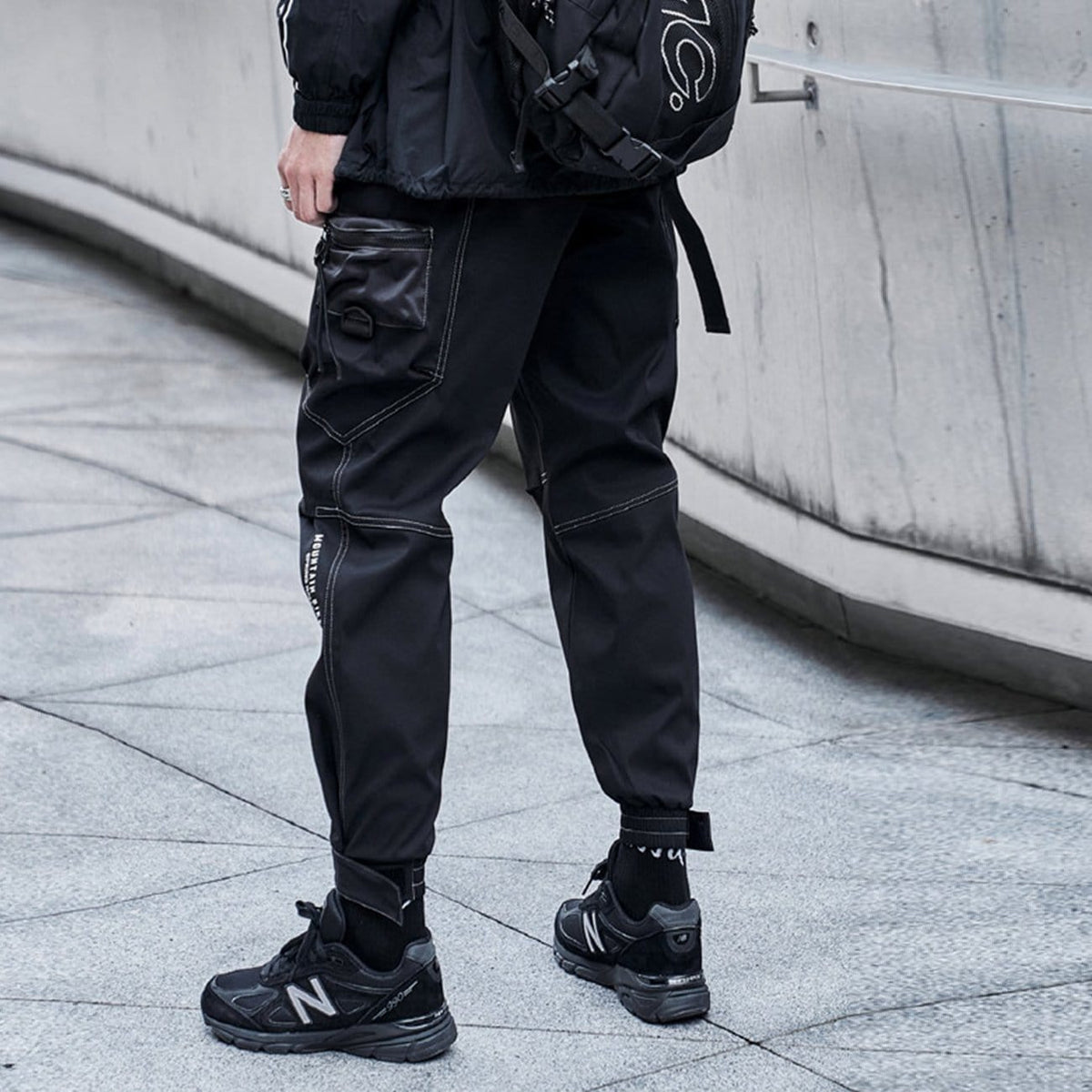 TO Function Bright Line Zipper Pockets Velcro Cargo Pants – Techwear On