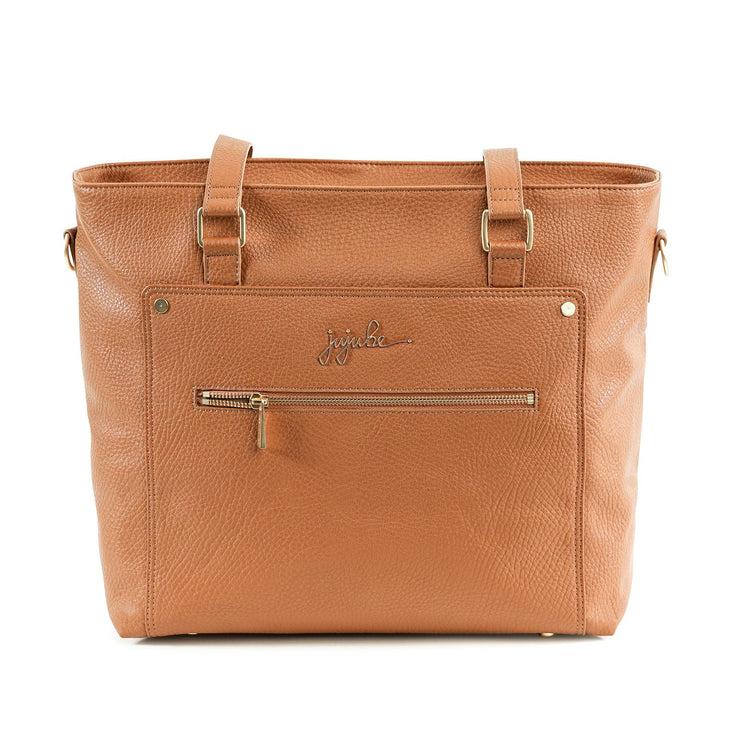 Кожаная сумка для мамы на коляску коричневая вместительная Everyday Tote Brule