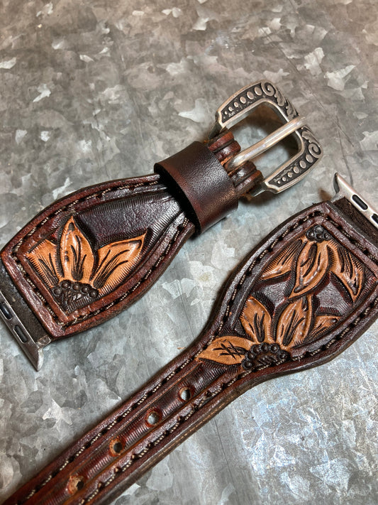 Custom Leather Apple Watch Band – Cander Trade LLC