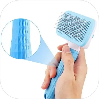 Brosse pour chien avec poignée ergonomique