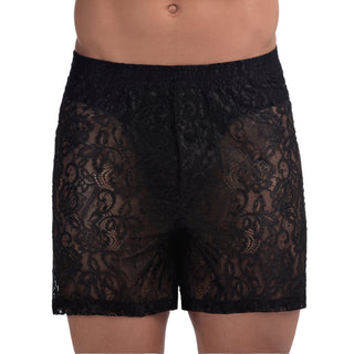 BOXER BRIEF in LACE , Mens Lingerie – MENAGERIÉ Intimates