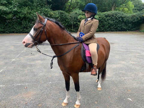 Gorgeous little show pony using the Total Contact Saddle - TCS treeless saddle