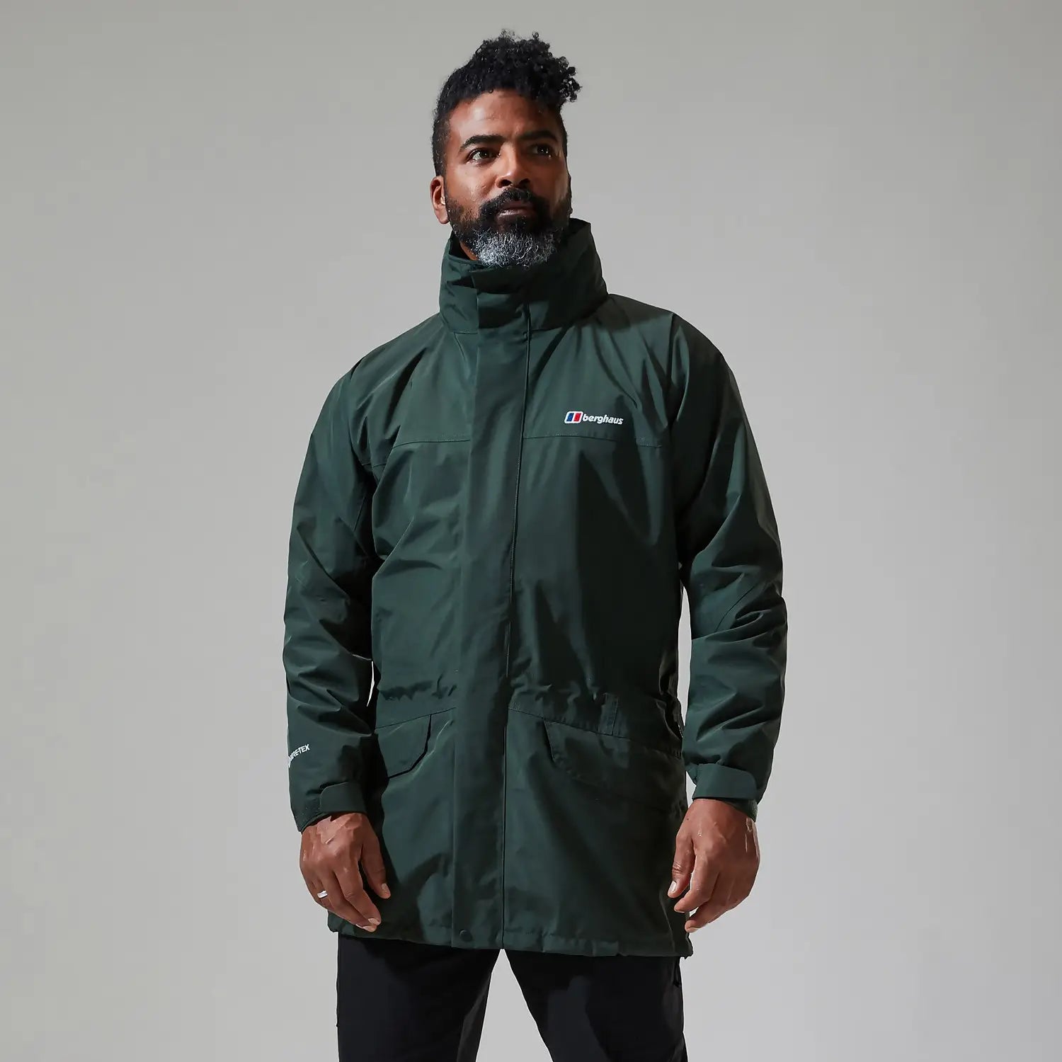 Berghaus Men's Long Cornice Jacket-Dark Green - Shop Outdoors product image