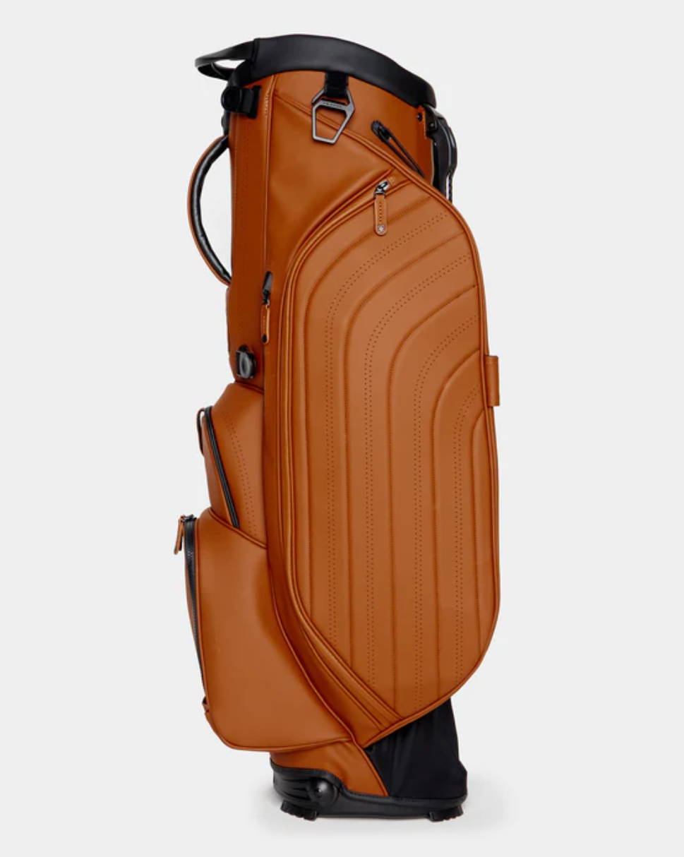 G/FORE TRANSPORTER TOUR CARRY GOLF BAG - COGNAC