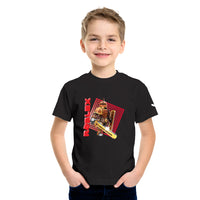 ADEN Roblox Logo Shirt Metallic Gold Gamers TShirt Boys Tee Shirts Roblox T- Shirt Adult Kids Size Cotton Unisex (Black)