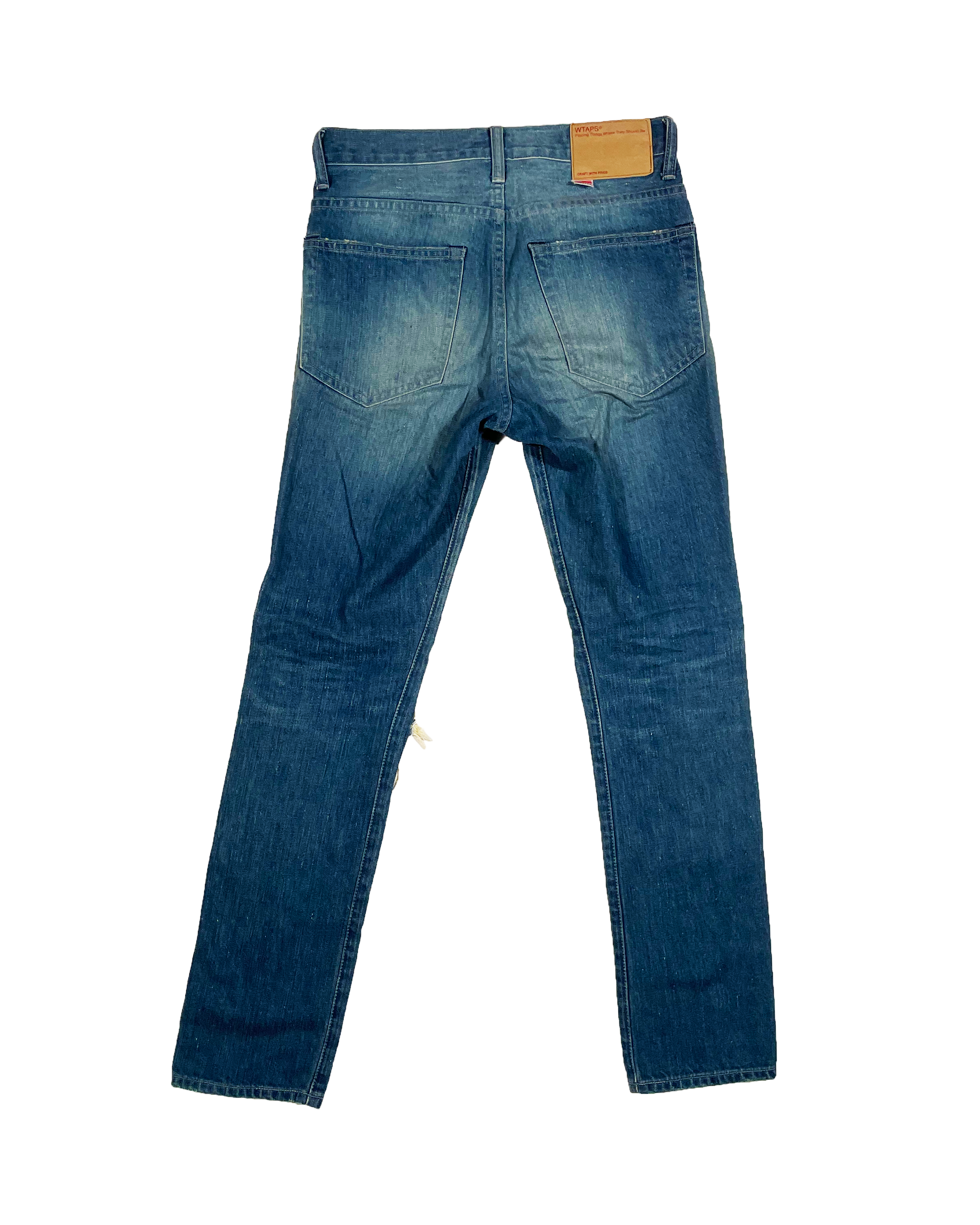 WTAPS BLUES VERY SKINNY TRASH JEANS (INDIGO) – SASAI STUDIOS