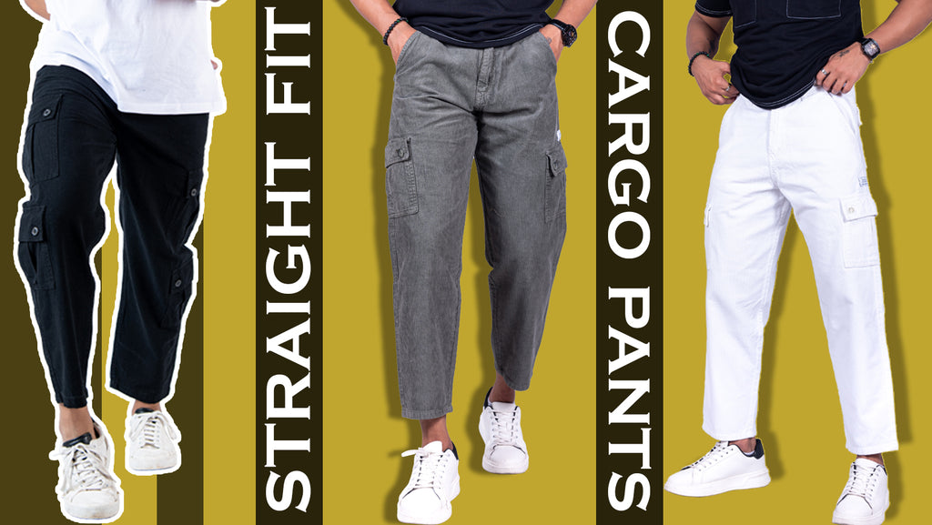 straight fit cargo pants