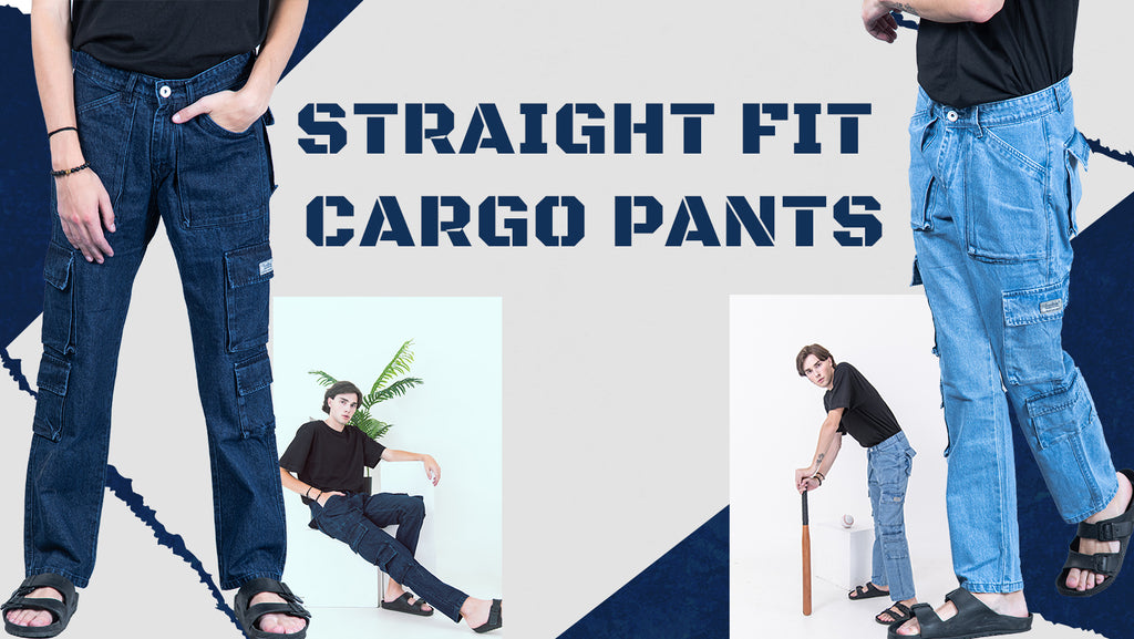 straight fit cargo pants