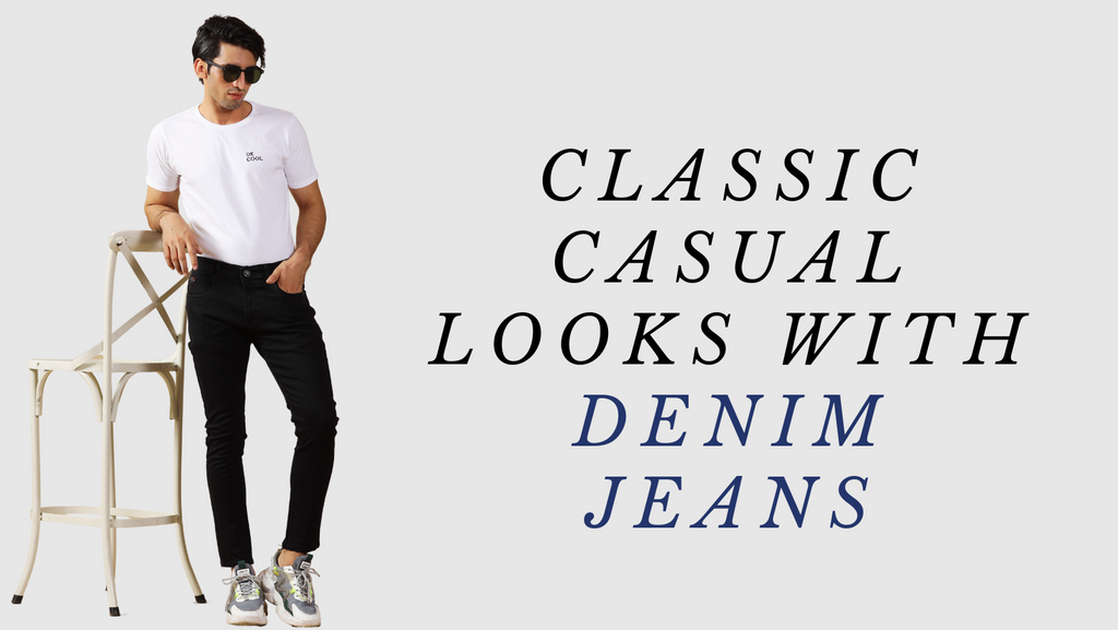 Casual denim jeans