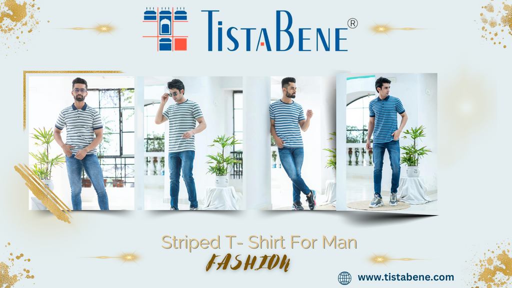 Striped t-shirts for men