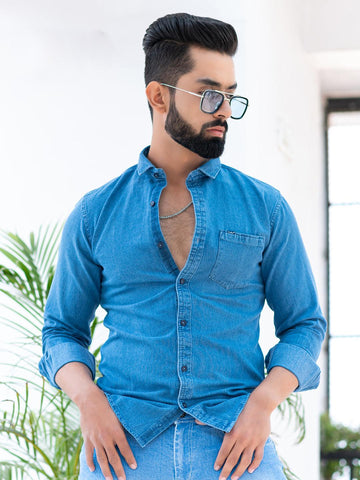 Blue Denim Shirt