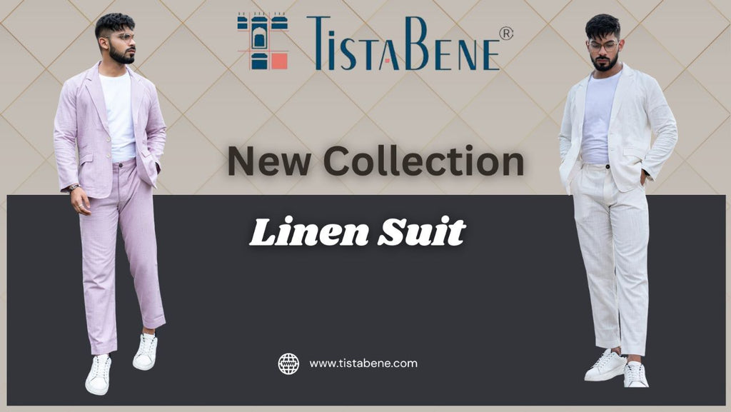 Linen suit for men 