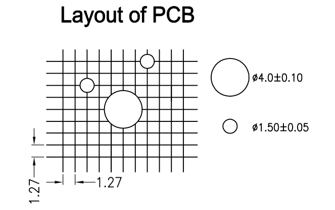 Gateron G Pro 2.0 Switches Layout of PCB