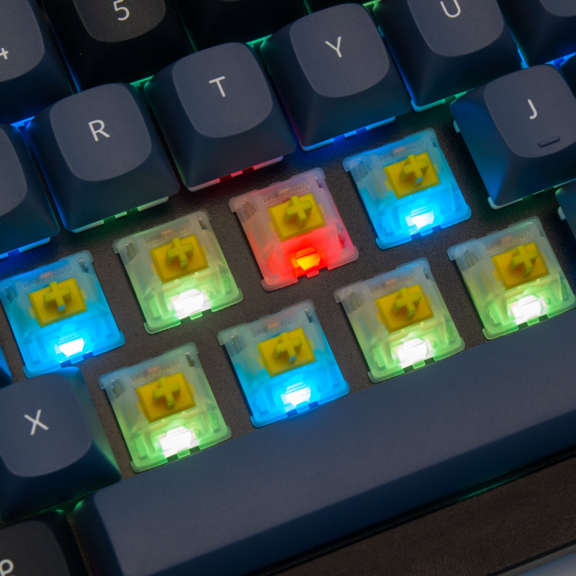 Gateron KS-3 Milky Pro Switches Backlight