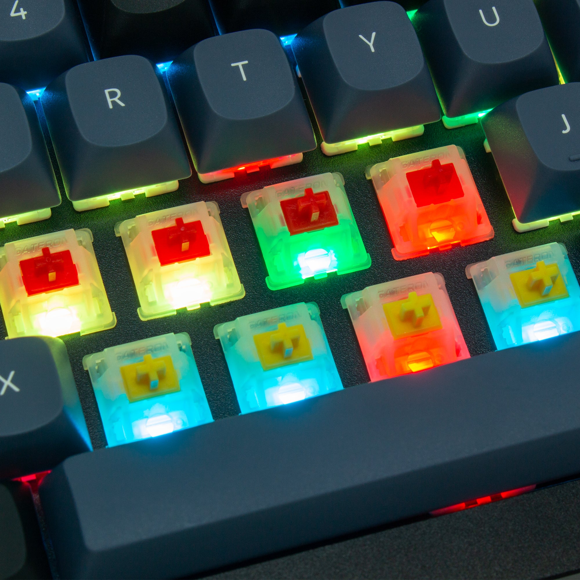 Gateron KS-3X1 Full Milky Switch Backlight