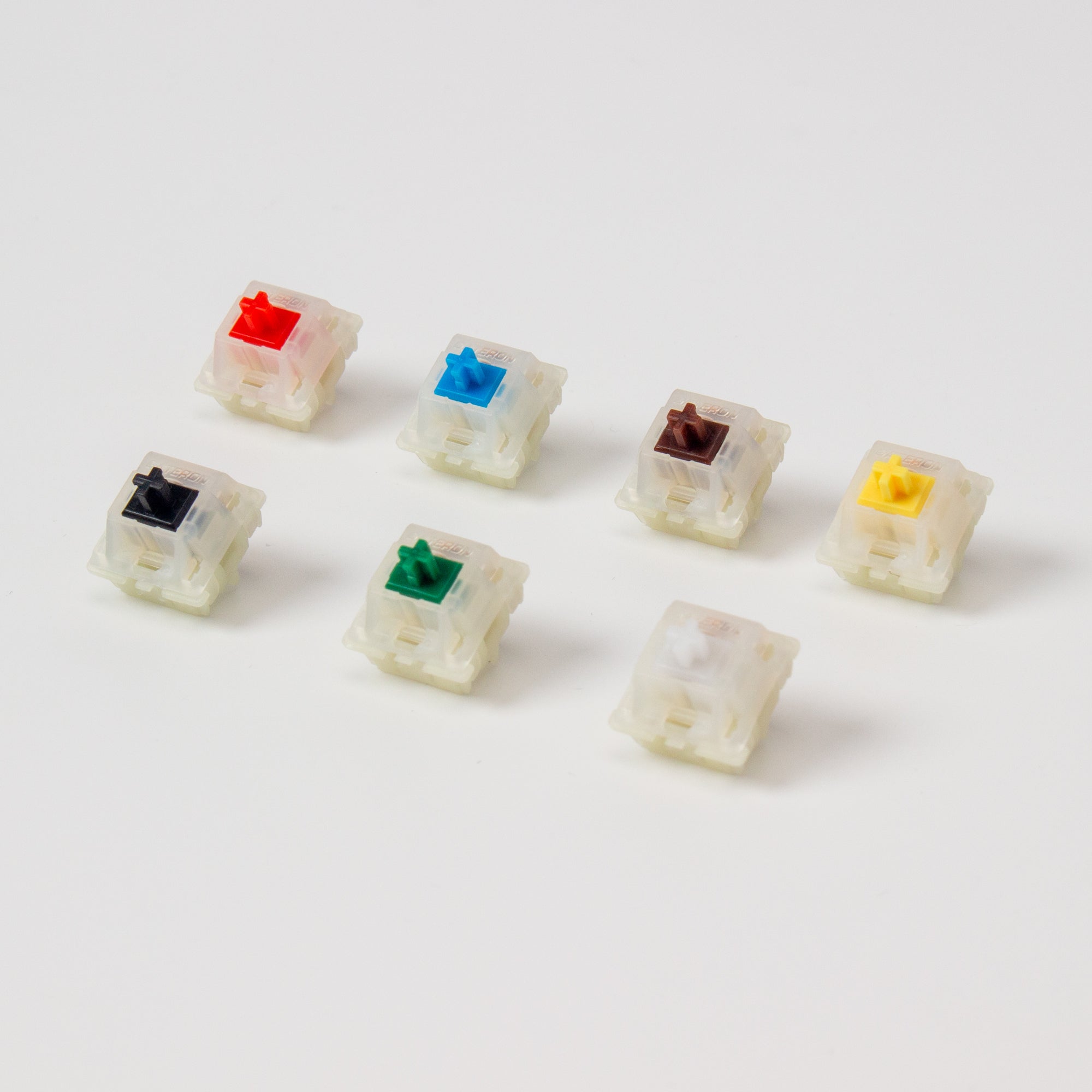 Gateron KS-3X1 Full Milky Switches