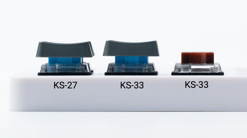 Gateron Low Profile Switches: KS-27 VS KS-33