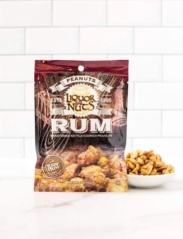 Rum- Beer and Bourbon Flavored Peanuts