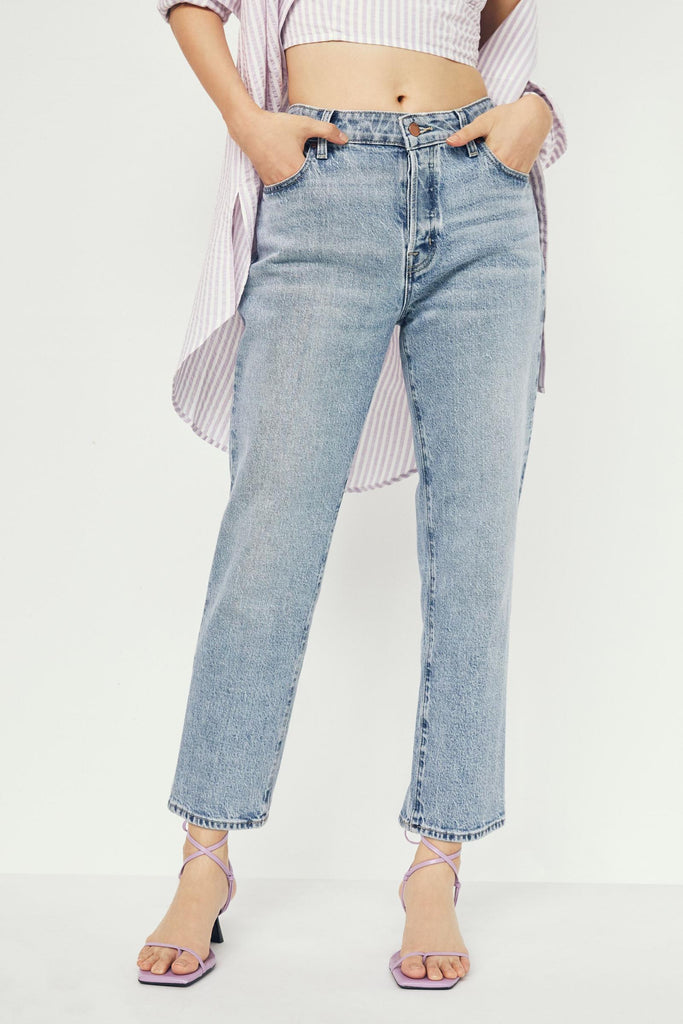 Samuel Mid-Rise Flare Light Wash Jean