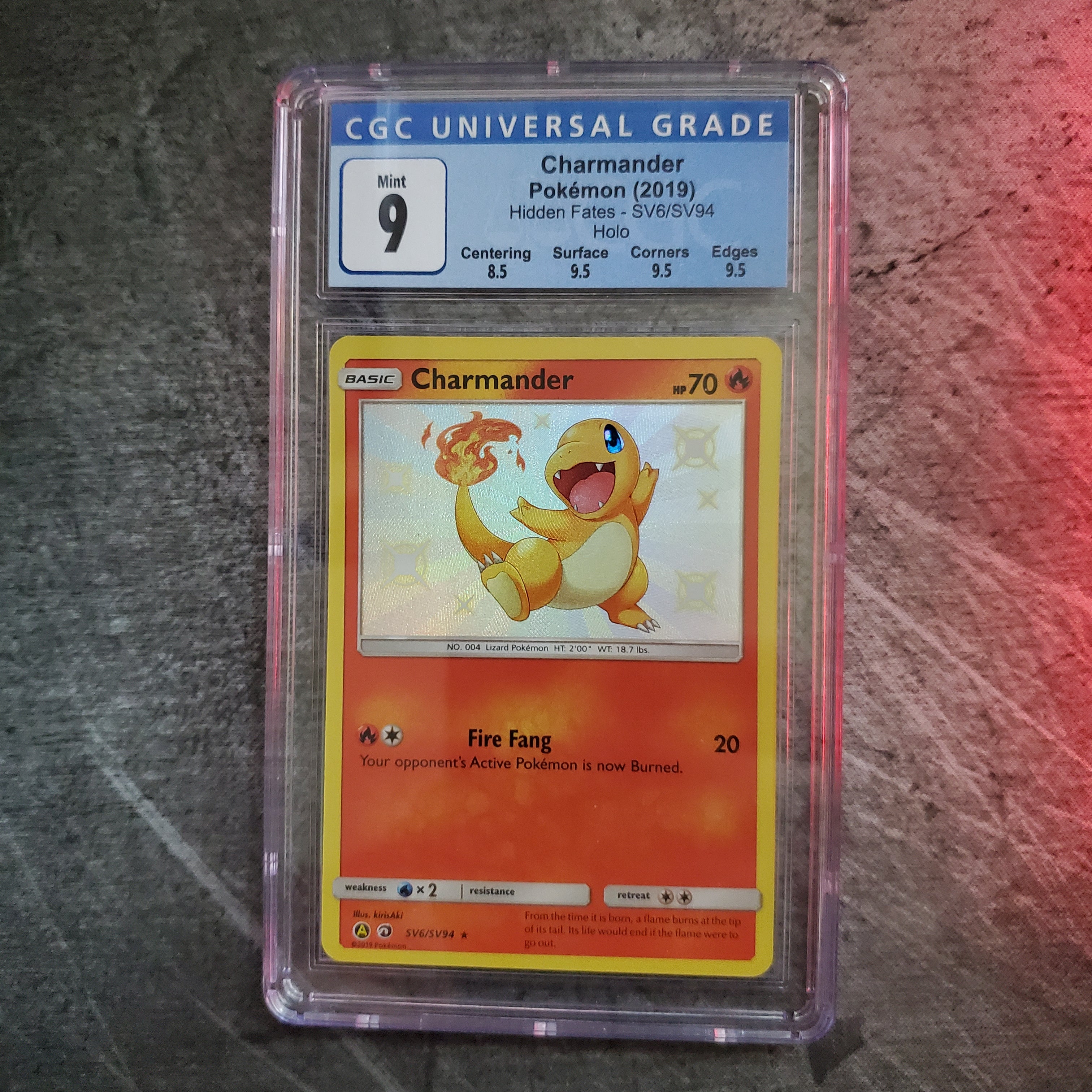 CGC 9 Charizard VMAX SV107/SV122 Shiny Holo Rare Pokémon Shining