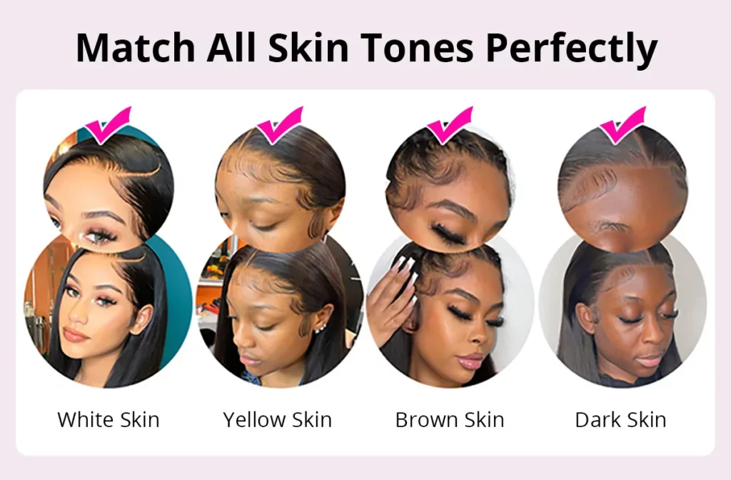 hd lace match all skin tones