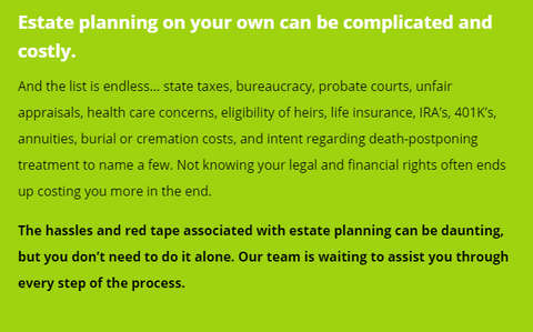 Estate planning