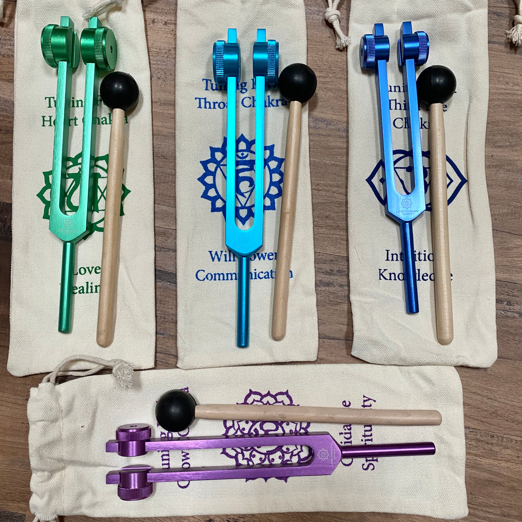 chakra tuning fork frequency chart