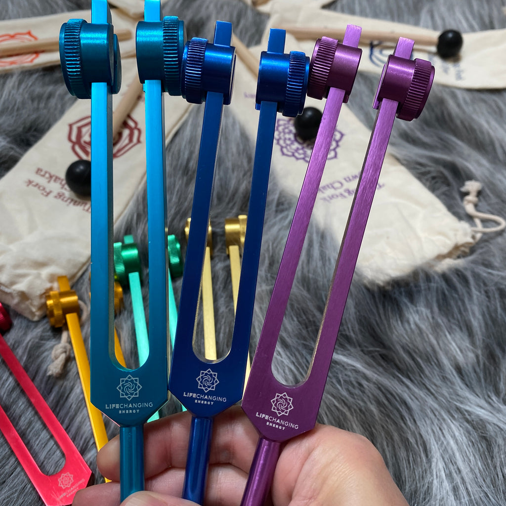 9 chakra tuning fork set