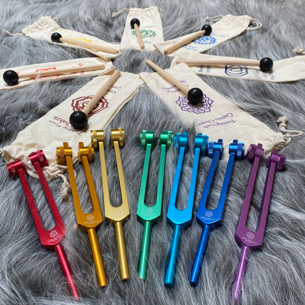 9 chakra tuning fork set