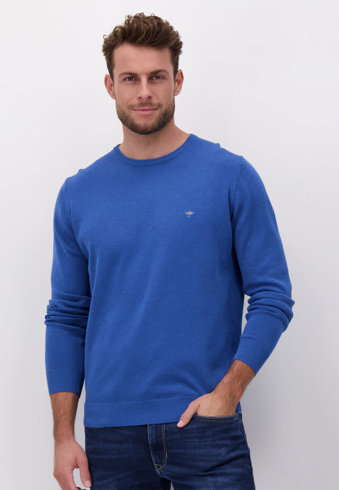 FYNCH-HATTON Classic fine knit troyer FYNCH-HATTON Offizieller Online Shop – 