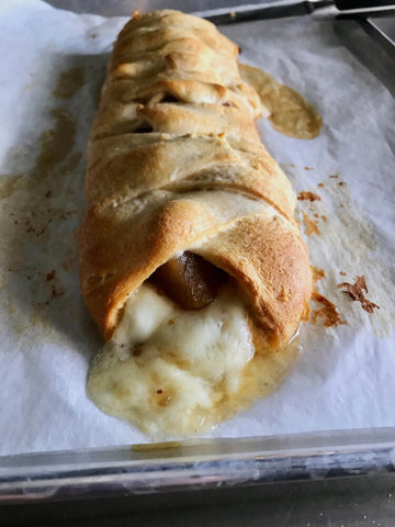 Cheese Curd and Pear Mostarada Braid Recipe - Redhead Creamery