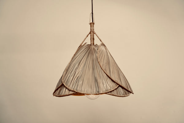 Palm leaf lampshade