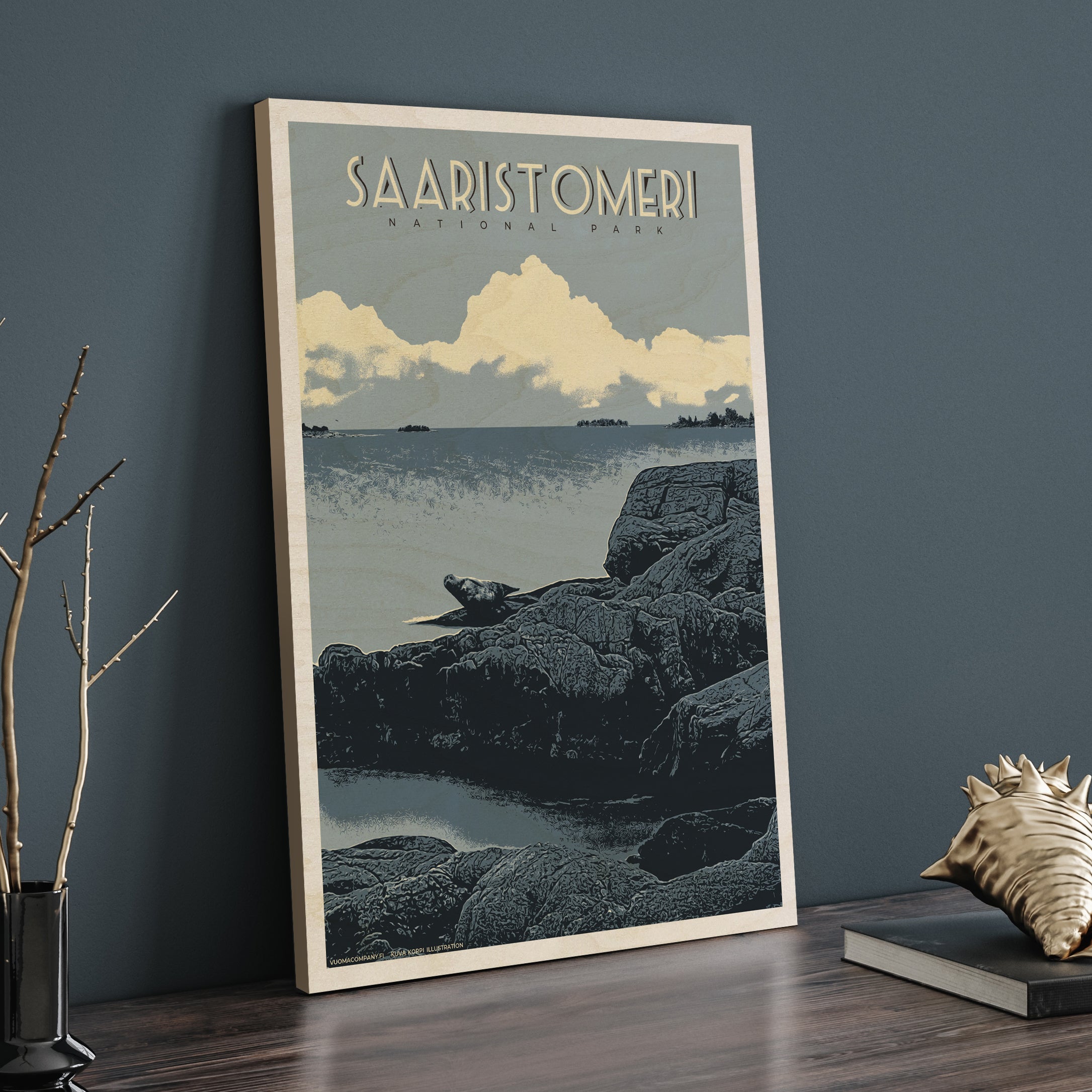 Vuoma Company - Saaristomeri - Plywoodprint product image