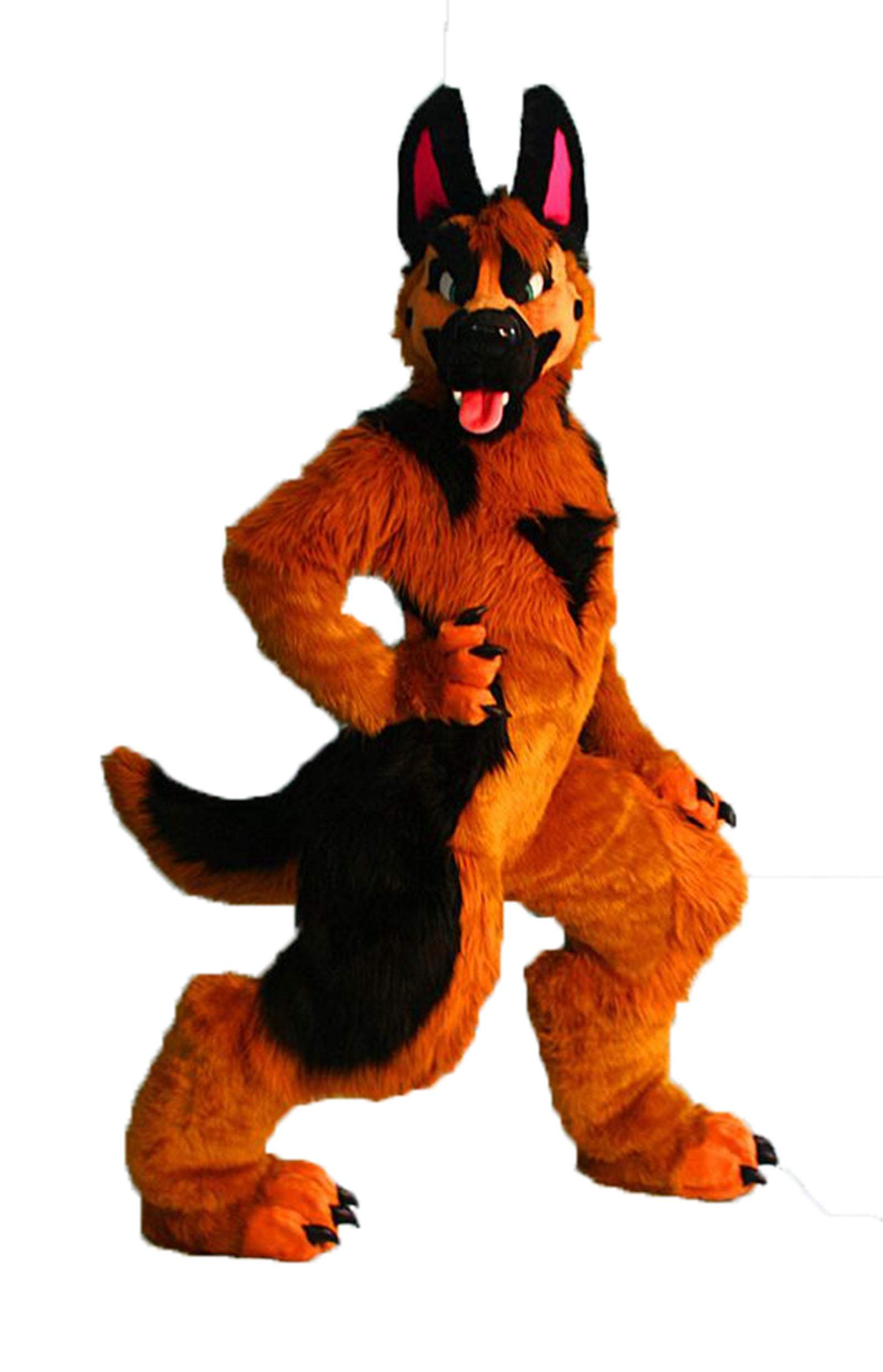 Orange Wolf Husky Dog Fursuit Costumes Suit Anime Teen & Adult Costume