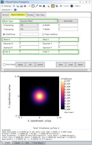 ZEMAX软件技术应用专题：在 OpticStudio 中模擬高階雷射光束