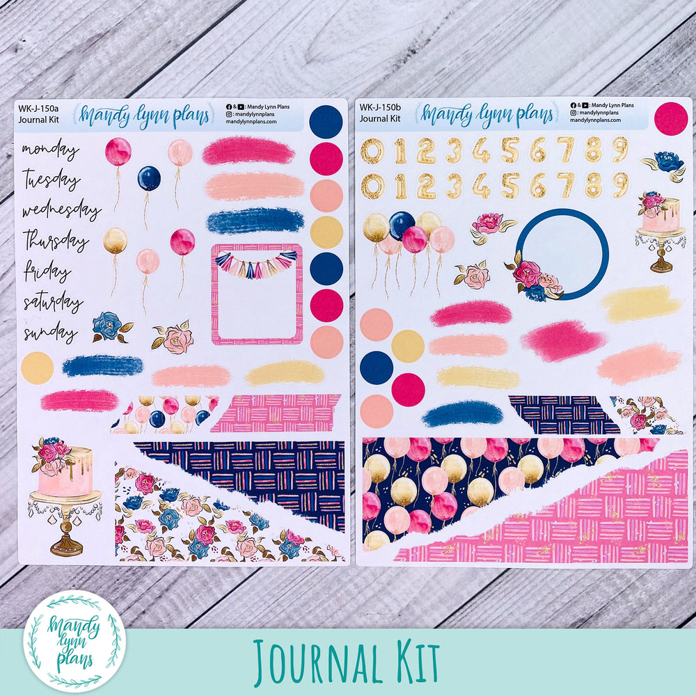 Birthday Journal Kit, Celebrations Planner Decor