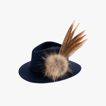 hats with feathers in them