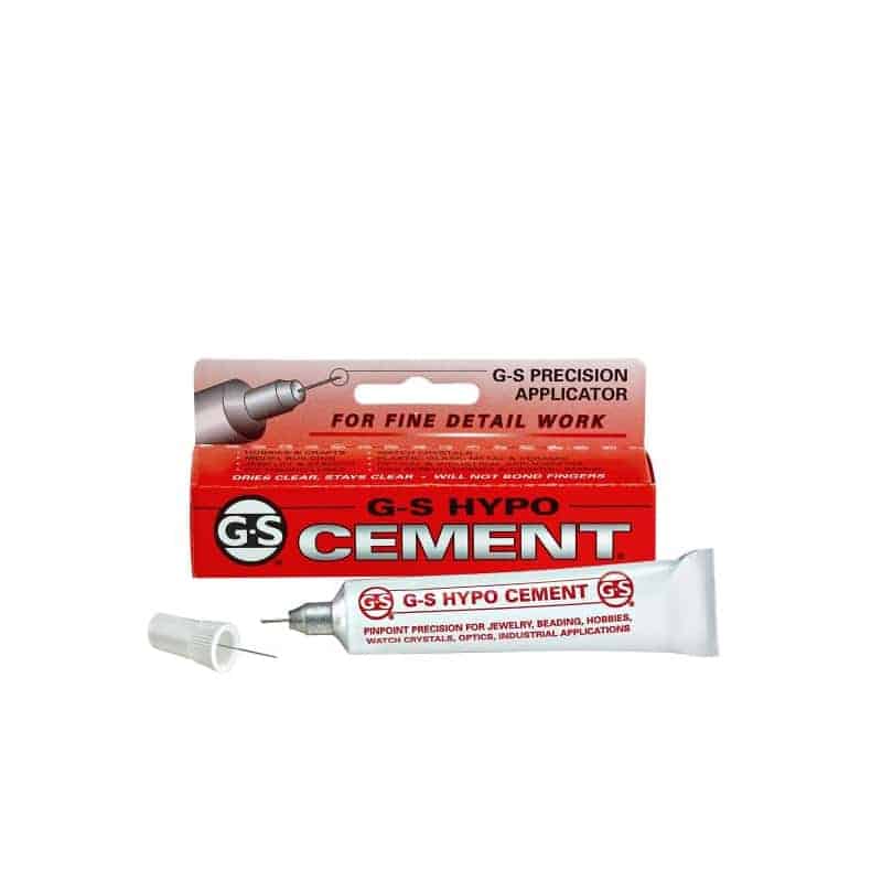 Jeweltool GS Hypo Cement Twin Pack, White