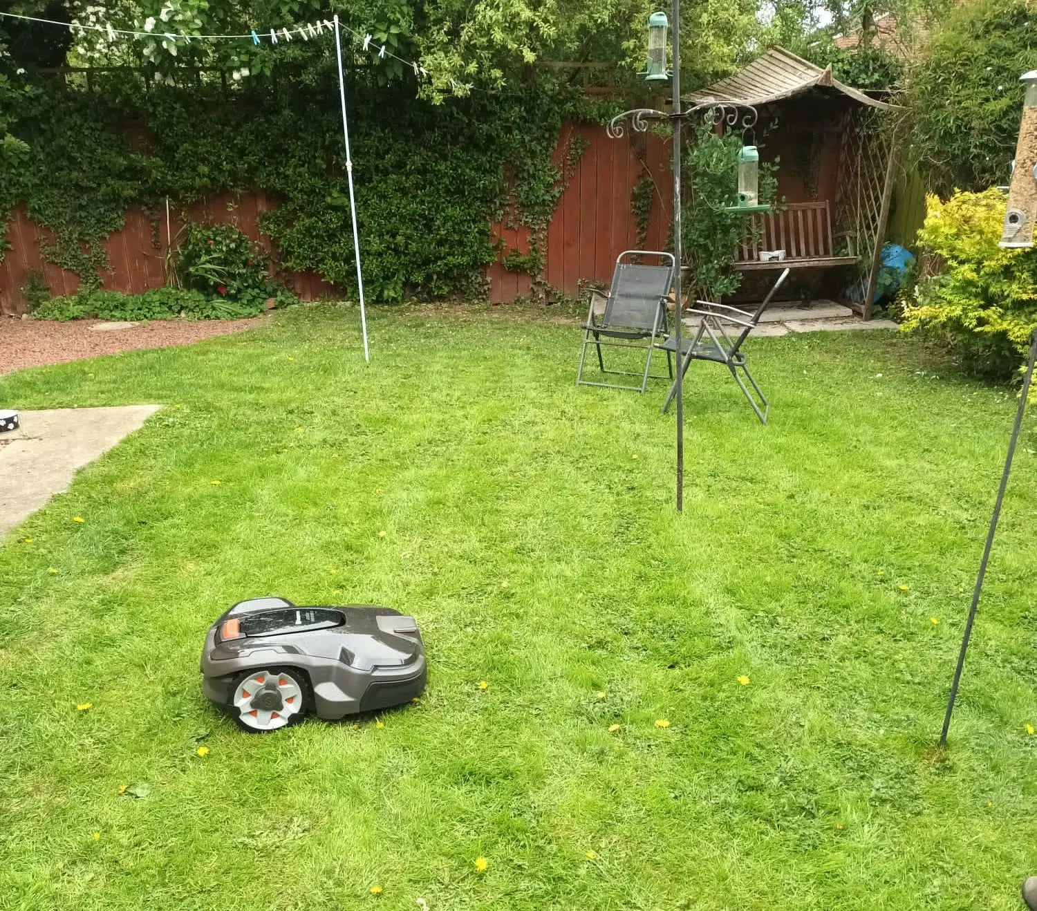 A busy week for Matt, our trained robotic mower installer