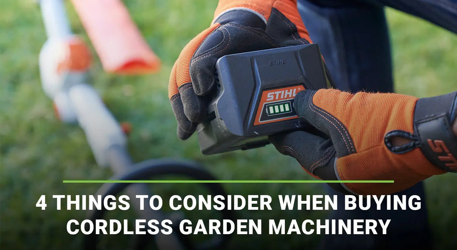 Buying cordless lawn mower