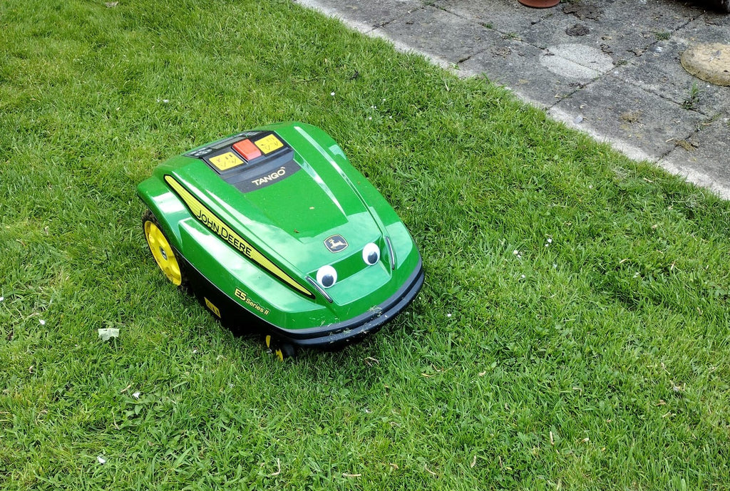 A busy week for Matt, our trained robotic mower installer