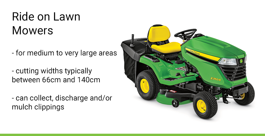 Ride on mowers