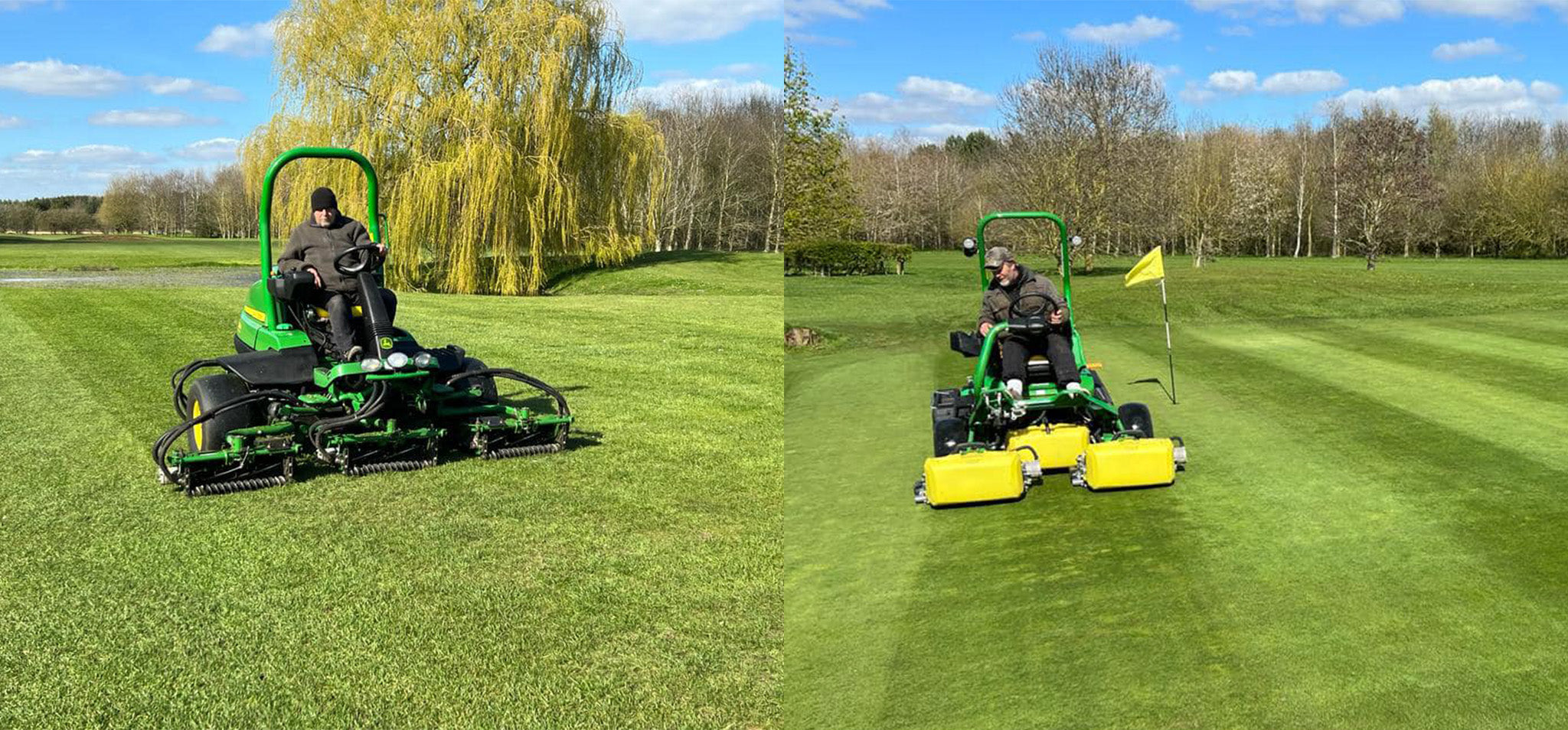 John Deere golf mowers