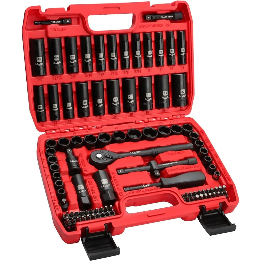 3/8" Drive Impact Socket Set